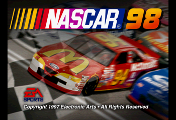 NASCAR 98 Title Screen